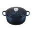 Le Creuset Signature - Geëmailleerd Gietijzeren Braadpan 24 cm - 4.2 liter - Nuit / Donkerblauw – Luxe Stoofpan
