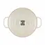 Le Creuset Braadpan Signature Meringue 24 cm - 4.2 liter – Gietijzeren Pan voor Slow Cooking, Braden en Stoofgerechten