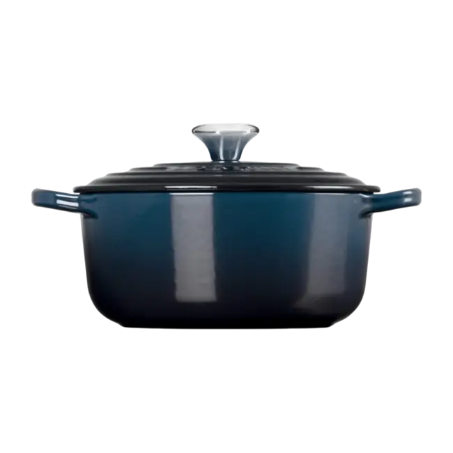 Le Creuset Braadpan Signature Nuit 20cm - 2.4 liter - Gietijzeren Pan voor Slow Cooking, Braden en Stoofgerechten