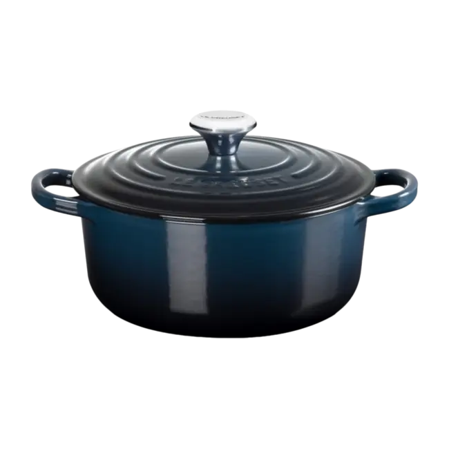Le Creuset Braadpan Signature Nuit 20cm - 2.4 liter - Gietijzeren Pan voor Slow Cooking, Braden en Stoofgerechten
