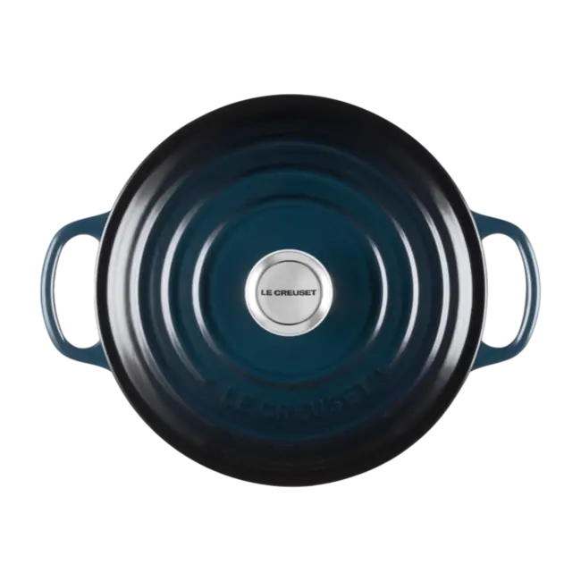 Le Creuset Braadpan Signature Nuit 20cm - 2.4 liter - Gietijzeren Pan voor Slow Cooking, Braden en Stoofgerechten