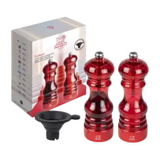 Peugeot Peper- en Zoutmolen Podium Rood 18cm