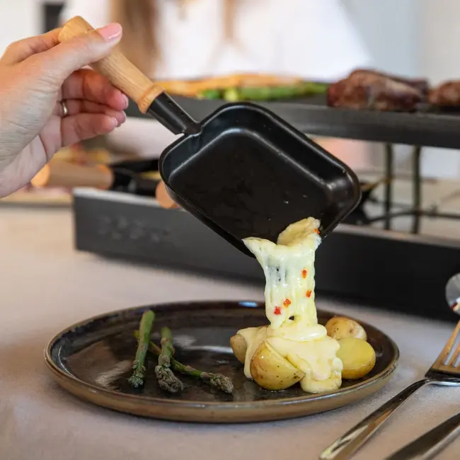 Boska Gourmetstel Party Raclette 8-persoons - Gezellig & Gezond tafelen met iedereen aan tafel
