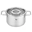 Fissler Pannenset Pure Collection 5-delig - voor alle warmtebronnen, duurzaam RVS en Duits design van topkwaliteit