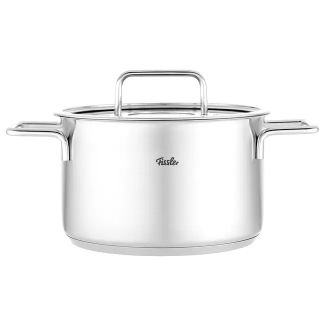 Fissler Pannenset Pure Collection 5-delig - voor alle warmtebronnen, duurzaam RVS en Duits design van topkwaliteit