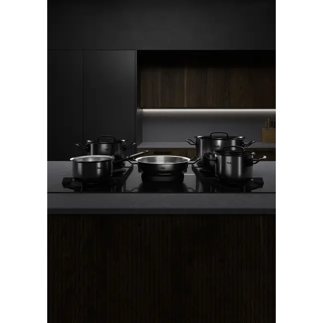Fissler Pannenset Original-Profi Collection Shadow Line 5-delig - Exclusieve Dark Steel Edition voor Kookliefhebbers  - Limited Edition