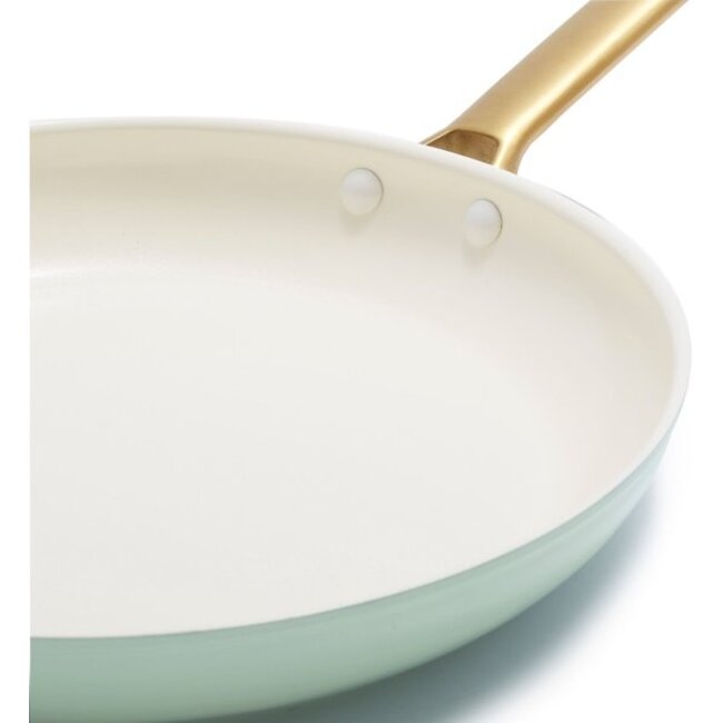 Greenpan Koekenpan Set Padova Mint Green 20 cm en 26 cm keramische PFAS-vrije koekenpannen met antiaanbaklaag – stijlvol, duurzaam en gezond koken