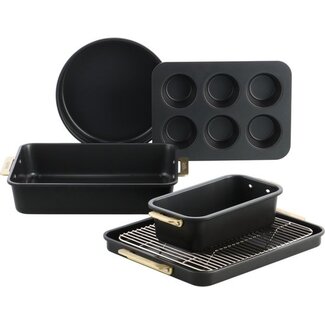 Greenpan Bakset Padova Reserve Black 6-delig