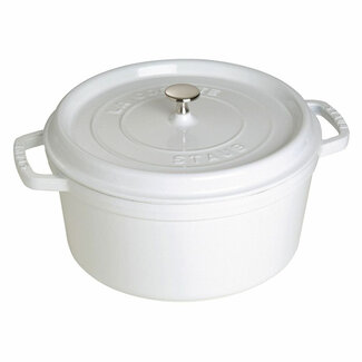 Staub Braadpan Gietijzer Wit 26cm 5.25L