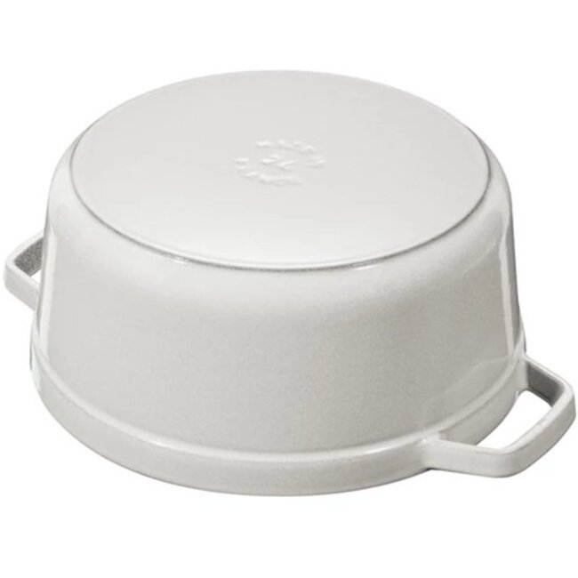 Staub Braadpan Gietijzer wit 26cm 5.25 liter