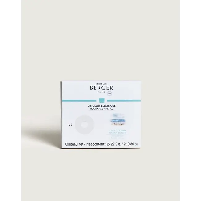 Maison Berger Keramische Navulling Nomad Diffuser Ocean Breeze -  Vent d'Ocean