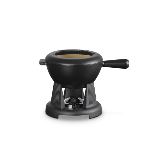 Le Creuset Fondueset Mode Mat Zwart 20cm - voor kaas en chocolade