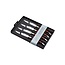 Diamant Sabatier Steakmessenset - Set van 4 stuks - Glad Geslepen RVS - Pakkahout - In Geschenkdoos