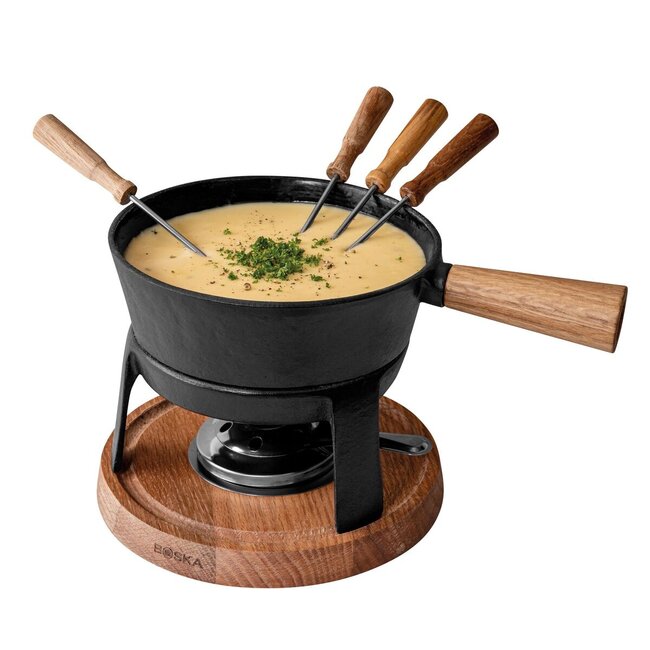 Boska Gietijzere Kaasfondue Set Pro Large 1.8L + Accessoires
