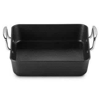 Le Creuset Braadslede Vierkant 26cm Zwart