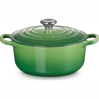 Le Creuset Braadpan Signature Bamboo Groen - Ø 24 cm / 4.2 Liter