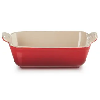 Le Creuset Ovenschaal Heritage Rechthoek Kersenrood 19 x 14 cm 1.1 liter