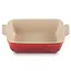 Le Creuset Ovenschaal Heritage Rechthoek Kersenrood 19 x 14 cm 1.1 liter