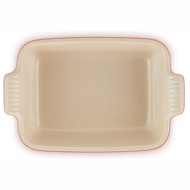 Le Creuset Ovenschaal Heritage Rechthoek Kersenrood 19 x 14 cm 1.1 liter