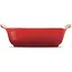 Le Creuset Ovenschaal Heritage Rechthoek Kersenrood 19 x 14 cm 1.1 liter