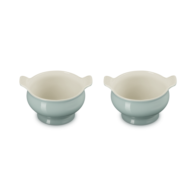 Le Creuset Soepkommen set van 2 Heritage Sea Salt