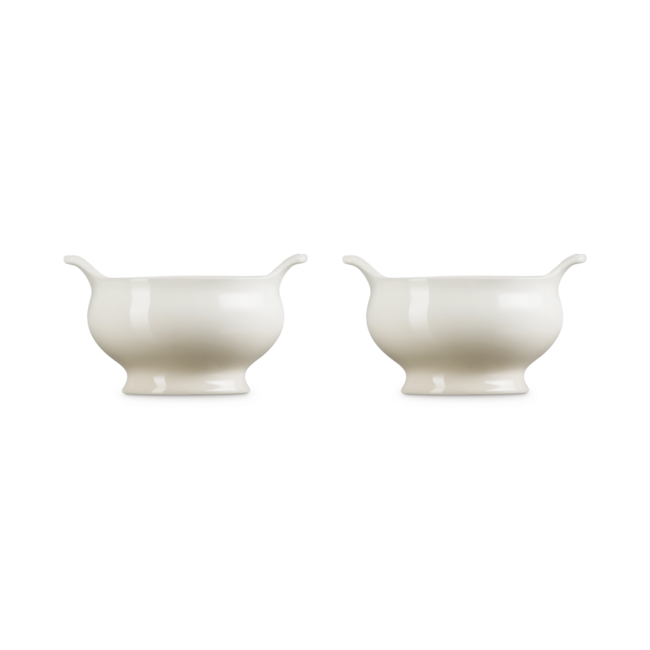 Le Creuset Soepkommen set van 2 Heritage Meringue