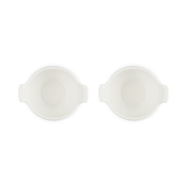 Le Creuset Soepkommen set van 2 Heritage Meringue