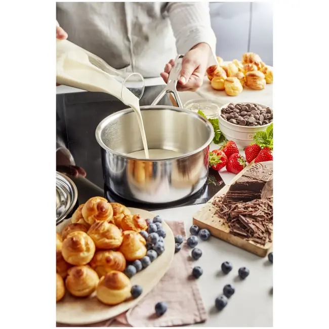 Demeyere Steelpan 18 cm Industry 5 - dichte rand