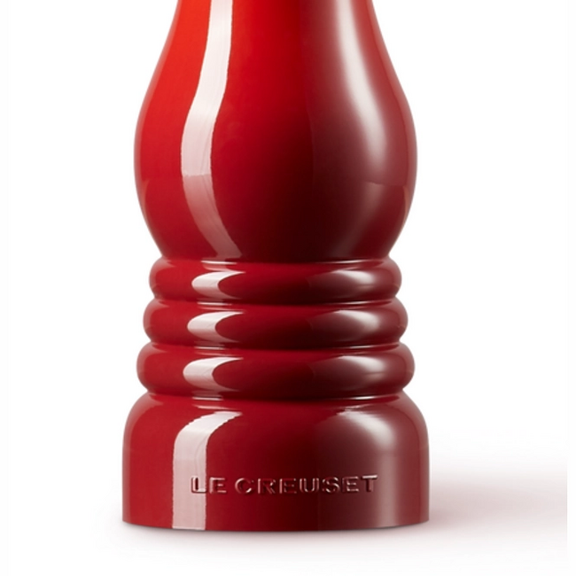 Le Creuset Pepermolen Kersenrood 21cm - conisch Design met Instelbare Maalgraad Cerise