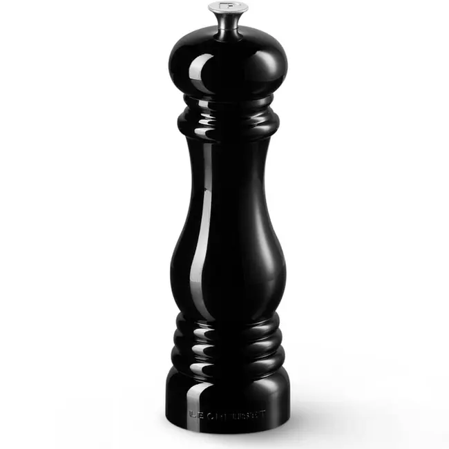 Le Creuset Pepermolen Ebbenzwart 21cm | Tijdloos Design met Instelbare Maalgraad | Black