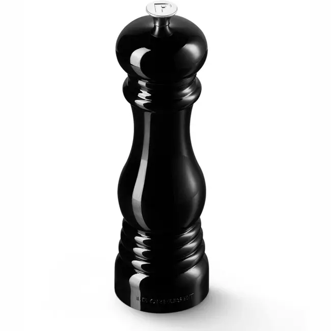 Le Creuset Pepermolen Ebbenzwart 21cm | Tijdloos Design met Instelbare Maalgraad | Black