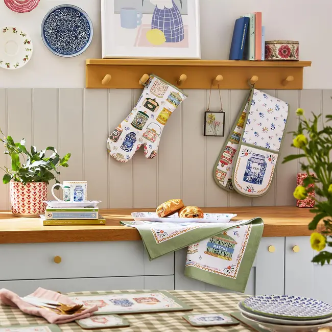 Ulster Weavers Ovenwant Tea Tins Katoen