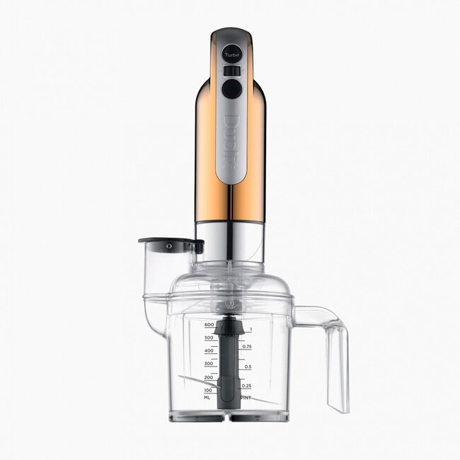 Dualit Staafmixer Set - Koper - 700W - Inclusief Hakmolen, Garde en Maatbeker