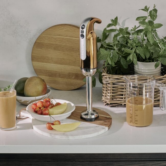 Dualit Staafmixer Set - Koper - 700W - Inclusief Hakmolen, Garde en Maatbeker
