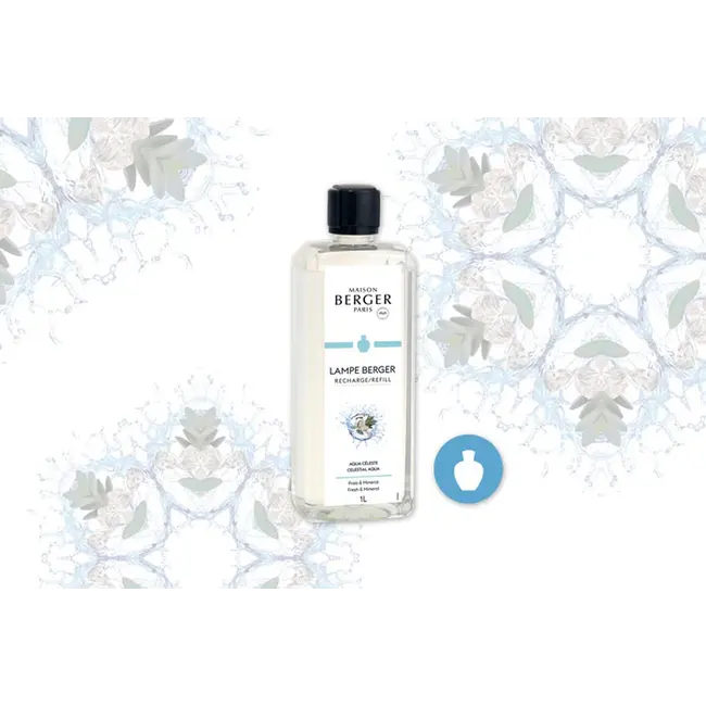 Lampe Berger Navulling Geurbrander Aqua Céleste / Celestial Aqua 1 Liter