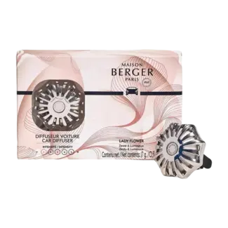 Maison Berger Autodiffuser Coralie Silver Lady Flower