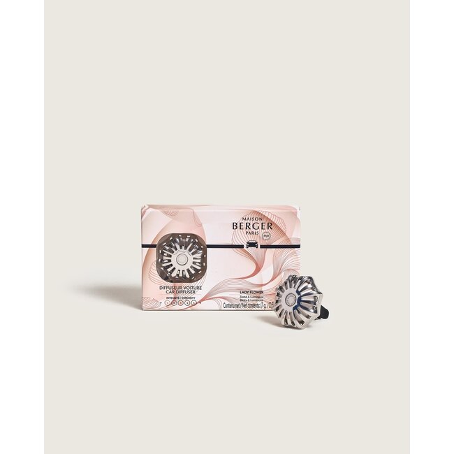 Maison Berger Autodiffuser Coralie Silver Lady Flower