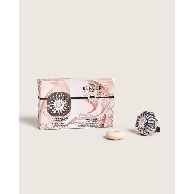 Maison Berger Autodiffuser Coralie Silver Lady Flower