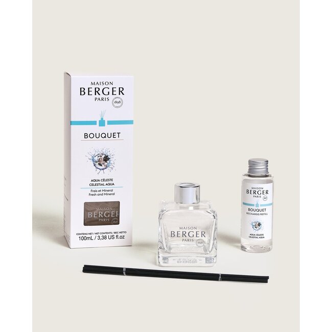 Maison Berger Geurstokjes Cube Celestial Aqua 100 ml