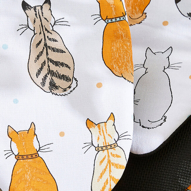 Ulster Weavers Set Microwanten Cats in Waiting Katoen & Neopreen