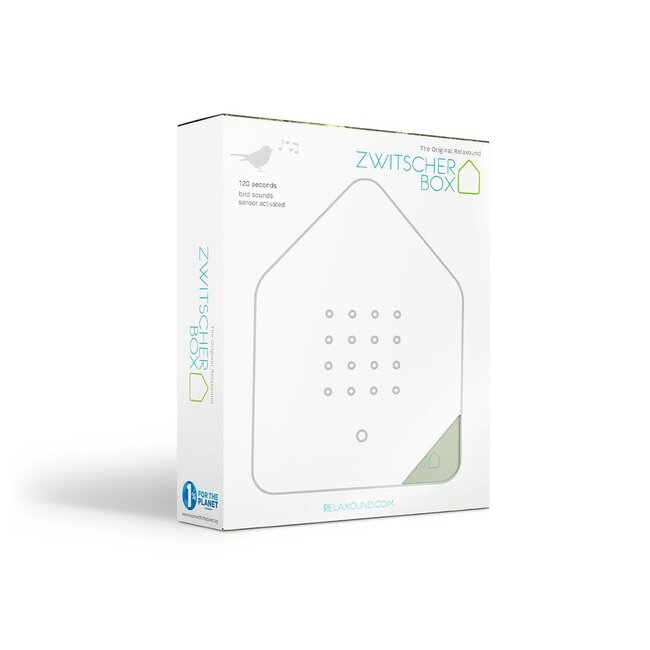 Relaxound Zwitscherbox Classic Sage; Interactief Vogelhuisje met Natuurgeluiden