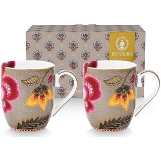 Mokken Blooming Tales Fantasy Khaki 200ml 2-stuks