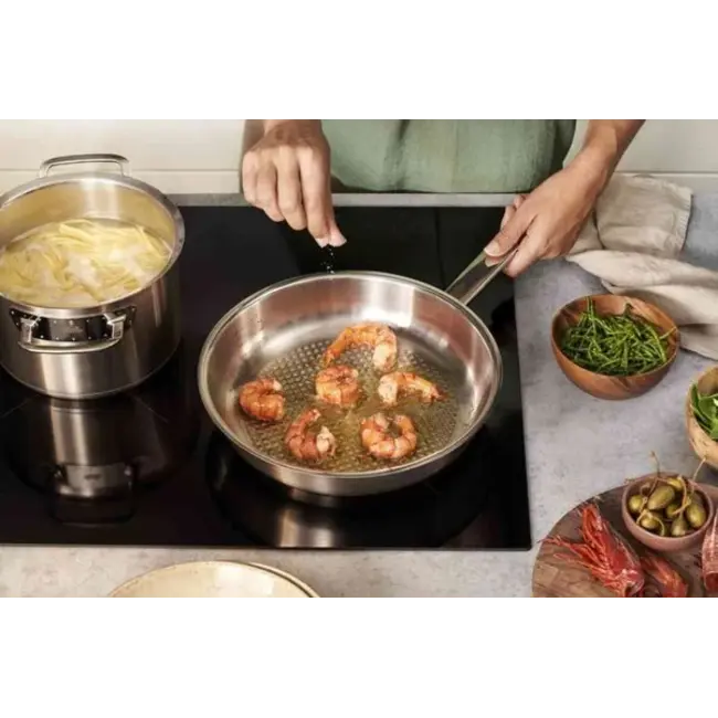 Fissler Koekenpan - Original Crispy Profi Collection 24 cm - Novogrill® - RVS - 15 Jaar Garantie