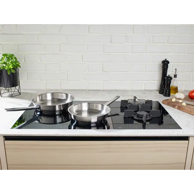 Fissler Koekenpan - Original Crispy Profi Collection 24 cm - Novogrill® - RVS - 15 Jaar Garantie