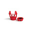 Ototo Crab Tea Siliconen Theefilter – Grappig Theeei voor Losse Thee – RoododTheefilter Crab Tea