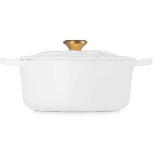 Le Creuset Braadpan Signature Bloesem White 26cm 5.3 liter