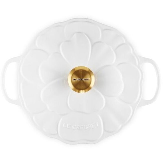 Le Creuset Braadpan Signature Bloesem White 26cm 5.3 liter