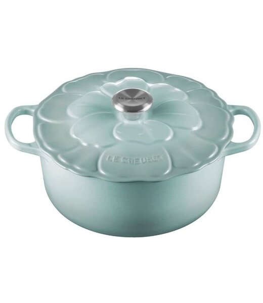 Le Creuset Braadpan Signature Bloesem Sea Salt 26cm 5.3 liter