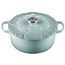 Le Creuset Braadpan Gietijzer Signature Bloesem Sea Salt 26cm 5.3 liter