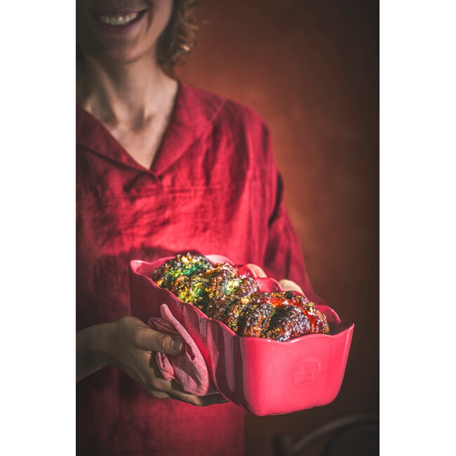 Emile Henry Cakevorm Madeleine Rose Candy 285x130x90 mm